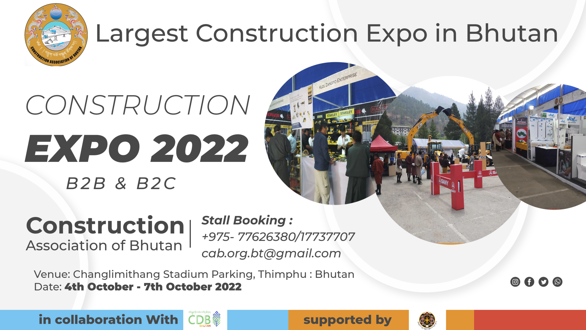 Bhutan Construction Fair 2022 Construction Association of Bhutan